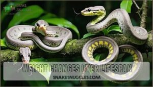 weight changes over lifespan