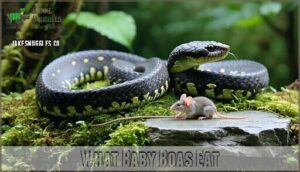 what baby boas eat