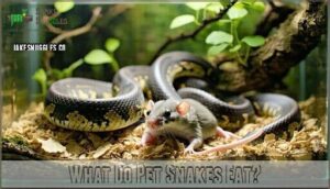 what do pet snakes eat