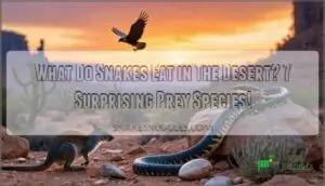 what do snakes eat in the desert