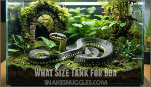 what size tank for boa