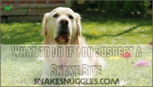what to do if you suspect a snake bite