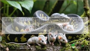 what to feed baby ball pythons