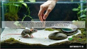 what to feed sick snakes