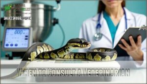 when to consult a veterinarian