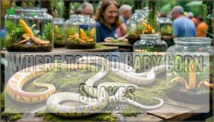 where to find baby corn snakes