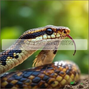 why diversify snake diets
