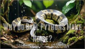 why do ball pythons make noise