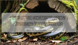 why is my boa constrictor hiding