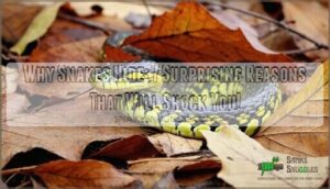 why snakes hide
