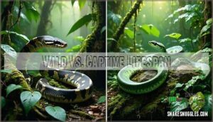 wild vs. captive lifespan