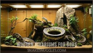 wooden vivariums for boas