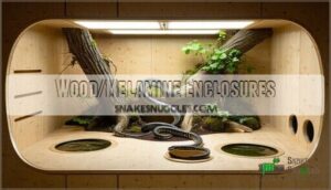 wood/melamine enclosures