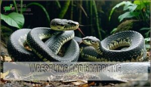 wrestling and grappling