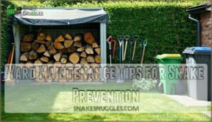 yard maintenance tips for snake prevention