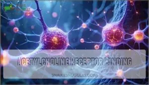 acetylcholine receptor binding acetylcholine receptor binding