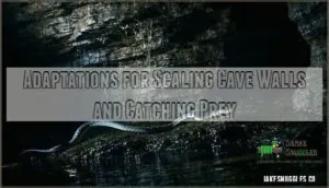 adaptations for scaling cave walls and catching prey adaptations for scaling cave walls and catching prey