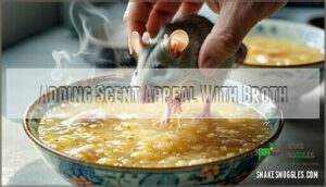 adding scent appeal with broth