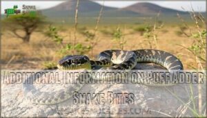 additional information on puff adder snake bites