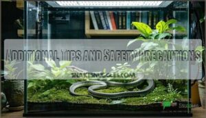 additional tips and safety precautions