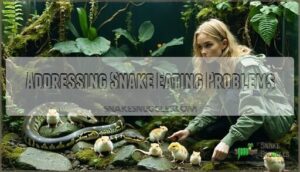 addressing snake eating problems