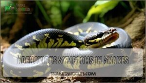 adenovirus symptoms in snakes