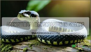 adenovirus transmission in snakes