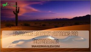 adjusting activity patterns for temperature