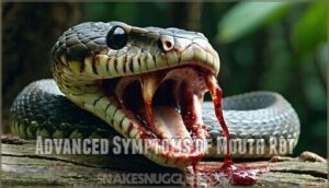 advanced symptoms of mouth rot