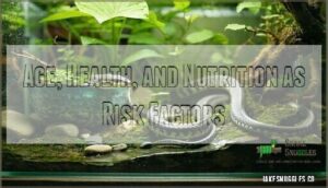 age, health, and nutrition as risk factors