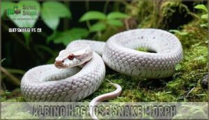 albino hognose snake morph