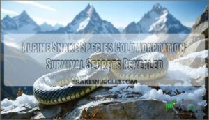 alpine snake species cold adaptation