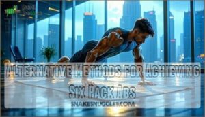 alternative methods for achieving six pack abs