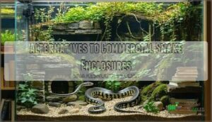 alternatives to commercial snake enclosures