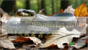 ambush predation and venom use
