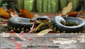 anticoagulant activities of copperhead venom