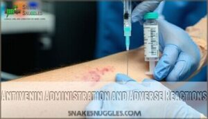 antivenin administration and adverse reactions
