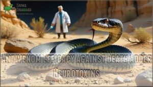 antivenom efficacy against death adder neurotoxins