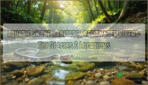 aquatic snake habitats freshwater rivers
