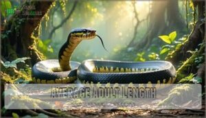 average adult length