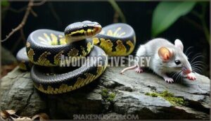 avoiding live prey