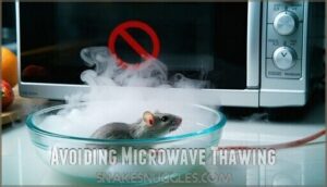 avoiding microwave thawing