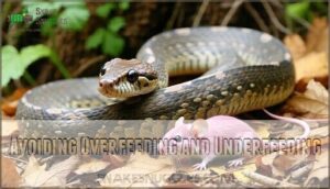 avoiding overfeeding and underfeeding
