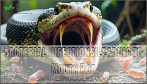 bacterial infections leading to mouth rot