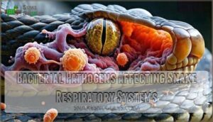 bacterial pathogens affecting snake respiratory systems