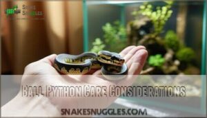 ball python care considerations