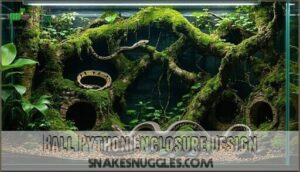 ball python enclosure design