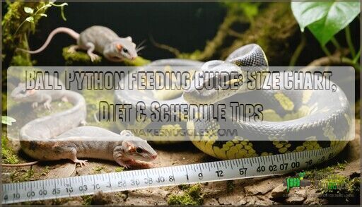 Ball Python Feeding Guide: Size Chart, Diet & Schedule Tips