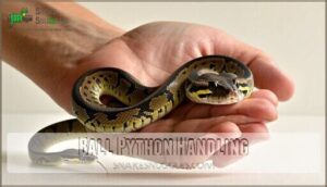 ball python handling