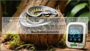 ball python humidity problems and solutions